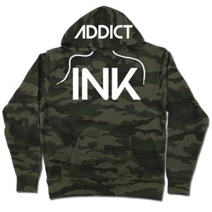 Camo Ink Addict Hoodie